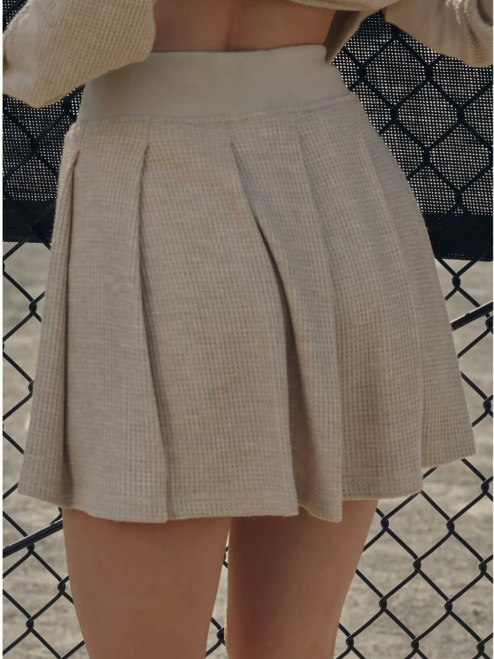 Anthropologie x Sundays Gavyn Pleated Tennis Skirt